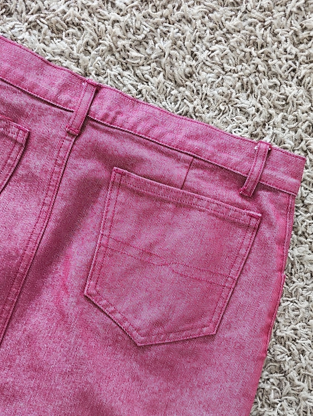For Joseph Midi Denim Skirt Jean Raw Hem 30/Medium Cotton Blend - Picture 6 of 6
